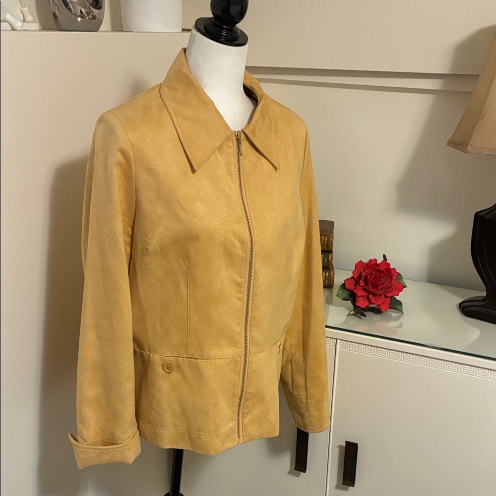 Faux Suede Jacket Size 12